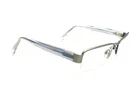 Alain Mikli 0852 0042 Clear Blue Gunmetal Half Rimless Eyeglasses 56-18 135 New. Price: $39.99.