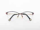 Carolina Herrera Eyeglasses, Frames Only VHE193K 0301, 54-16-135, Black/gold Pre-owned. Price: $35.99.