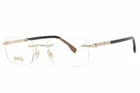 Hugo Boss 1551/B Rhl Eyeglasses Gold Black Frame Lenses 53MM New. Price: $89.99.