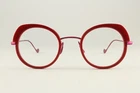 Rare Authentic Caroline Abram Wally 611 Red Pink 45MM Frames Glasses France New. Price: $349.00.
