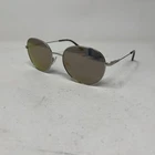 Calvin Klein CK20104S 045 Silver W/ Golden Mirror Lens Round Sunglasses :Q65 Pre-owned. Price: $33.75.