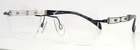 Line Art XL2108 Nv Navy Womens Rectangle Rimless Eyeglasses 51-17-135 B:37 New. Price: $164.99.