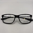 Columbia Eyeglasses Frames C8021 001 Black Rectangular Full Rim 53-17-140 New. Price: $59.49.
