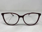 Yalea Evonne VYA012 COL.09FD 54-16-140 Burgundy Eyeglasses Frame 0271 New. Price: $62.00.
