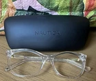 Nautica Eyeglasses NL05001 971 Hm Crystal Clear/gold 53-15-140 W/case Pre-owned. Price: $35.00.