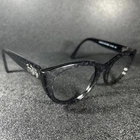 New Coach Women Eyeglasses HC6132 5572 Black Silver Glitter 50-20-140 Cat. Price: $74.95.