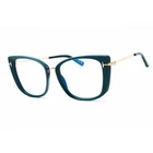 Tom Ford Women's Eyeglasses Turquoise/other Cat Full Rim Frame FT5816-B 089 New. Price: $122.39.