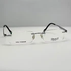 Steve Frames Tt 8544 Shiny Silver Titanium 52-18-140 New. Price: $59.00.