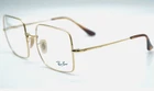 New Ray-ban Square Reading Glasses Rb 1971-V 2500 54-19 145 Gold Frames Readers. Price: $189.99.