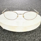 Anne Klein Eyeglasses Frames Gold Pink Brown Oval 8010 K1067 50-19-135 Italy Pre-owned. Price: $22.00.