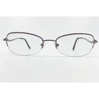 Cote D'azur Eyeglasses Womens Purple Semi Rimless Metal Frames 53-18-140 Pre-owned. Price: $39.99.