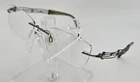 Line Art Charmant XL2011 Cn Olive Green Titanium Rimless 50 17 135 Japan K7 Pre-owned. Price: $99.99.