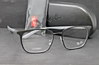 Ray Ban Eyeglasses Liteforce Men's Matte Black Square Metal 54MM RX6486-2904 New. Price: $149.92.