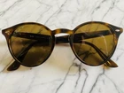 Ray-ban RB2180 710/73 49-21 Plastic Round Sunglasses Tortoise Brown Lens New. Price: $99.95.