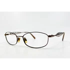 Mdx Eyeglasses Womens Brown Oval Leaf Temple S3257 53-17-135 Pre-owned. Price: $39.99.