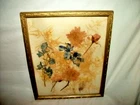 Cottagecore Dried Flowers Picture Antique 1920S Handmade Soft Colors Wood Frame. Price: $49.48.