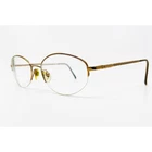 Sferoflex Eyeglasses Womens Gold 2506 267 Half Rim Oval Italy 53-18-135 Pre-owned. Price: $39.99.