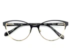 Chelsea Morgan CM20215 Black Gold Women New Designer Eyeglasses Frames 53-16-140. Price: $55.04.