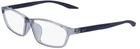 New Nike 7130AF 034 Crystal Light Grey & Navy Eyeglasses 57/13/140. Price: $89.95.
