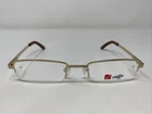 Venuti International VG80 Satin Gold 49-19-135 Half Rim Eyeglasses Frame OC57 New. Price: $42.50.