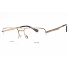 Police Men's Eyeglasses Shiny Glossed Bronze Metal Pilot Shape Frame VPLG71 0F68 New. Price: $65.31.