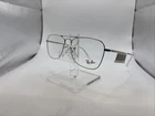 Ray Ban Rb 6536 2501 58/15 145 Men Silver Full Rim Eyeglass Frames A4678 New. Price: $59.99.