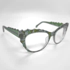 Francis Klein Kleber C64.N19 Teal Green Eyeglasses Frame 51-20-145 France Pre-owned. Price: $284.99.