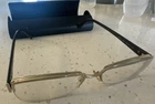 Authentic Prada 53N 53-17-140 Gold/black AB6-101 With Original Case! Pre-owned. Price: $50.00.