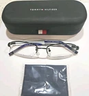 Tommy Hilfiger Titanium Eyeglasses Frames Only TH5512 52/17/135 Semi Rimless New. Price: $75.00.