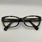 Coach HC6078 5120 Dark Tortoise Rectangle Women's Eyeglasses 52/16/135 Pre-owned. Price: $39.89.