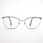 Adrienne Vittadini AV1236 Black Gold Cat Eyeglasses Frames 56-17-140 Womens Pre-owned. Price: $35.99.