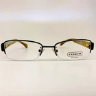 Coach Hc 5027 / 9094 Women's Eyeglasses 50-17-135MM -dark BROWN-100% Original New. Price: $44.89.