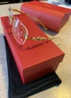 Cartier Rimless Metal Eyeglasses Frames Gold Solid Designer Unisex Adults New. Price: $110.00.